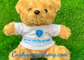 Cửa hàng gấu bông hợp tác sản xuất gấu bông theo yêu cầu cùng Đại học Nguyễn Tất Thành