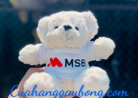 Cuahanggaubong.com sản xuất 500 gấu bông quà tặng theo yêu cầu cho ngân hàng MSB