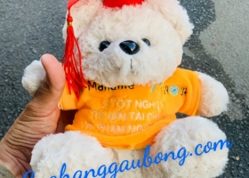 Cuahanggaubong.com sản xuất 500 gấu bông quà tặng thương hiệu theo yêu cầu cho công ty bảo hiểm Manu