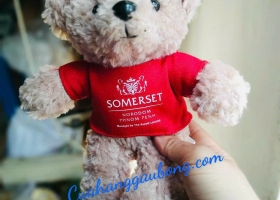 Cuahanggaubong.com sản xuất 400 gấu bông cho khách sạn Somerset Norodom Cambodia.