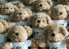 Cửa hàng gấu bông chào đón khách hàng mới mang tên Ernst & Young 